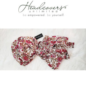 Headcovers Unlimited Pre Tied Floral Head Scarf